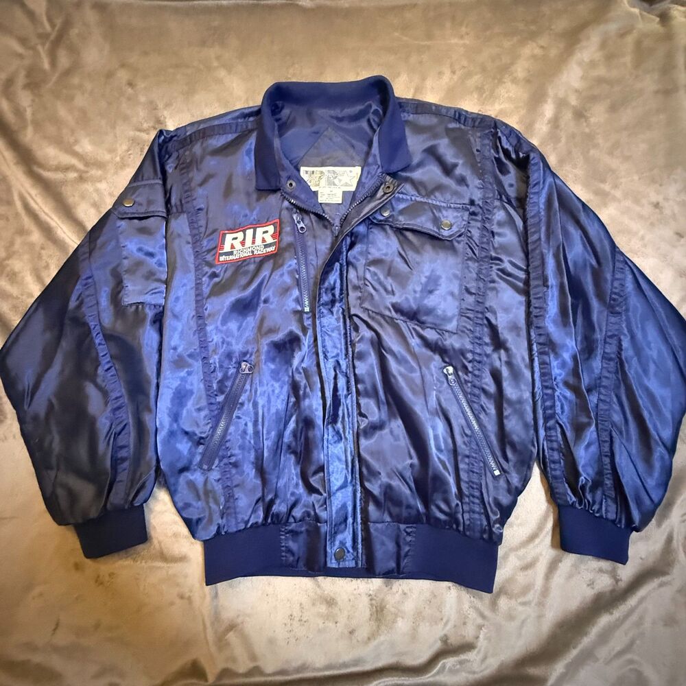 Vintage blue Richmond International Raceway jacket - Size M - 0344